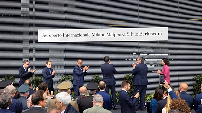 Milan's airport is officially named after former Premier Berlusconi