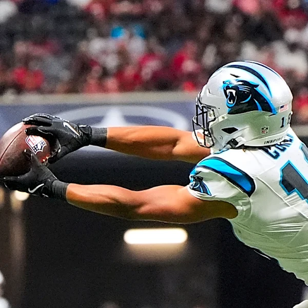 Panthers WRs Jalen Coker and Xavier Legette return to practice, LB Devin Lloyd out against Browns