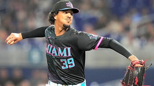 Pérez throws 1-hitter for just 11th MLB complete-game shutout this year as Marlins beat Braves 3-0