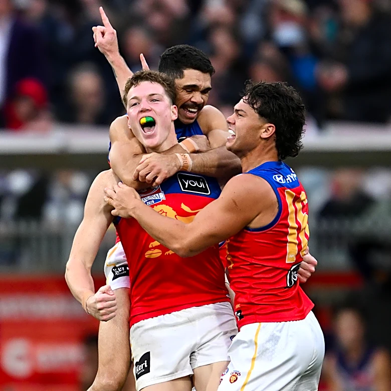 A three-peat for the Brisbane Lions: a trio of Australian rules football titles in a row