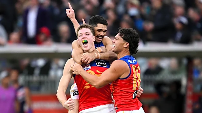 A three-peat for the Brisbane Lions: a trio of Australian rules football titles in a row