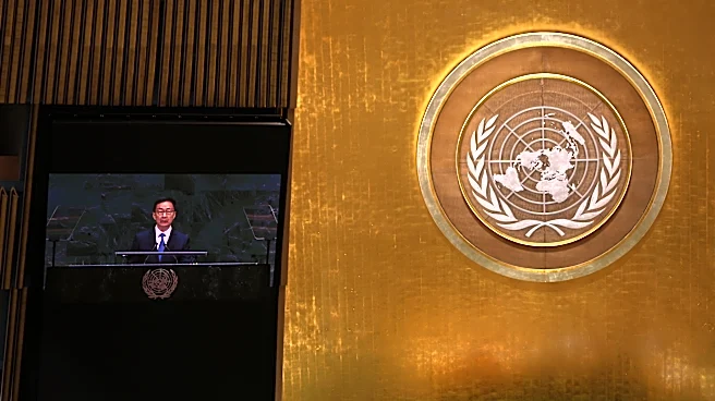 China, as usual, uses UN speech to promote global development as solution to world's challenges
