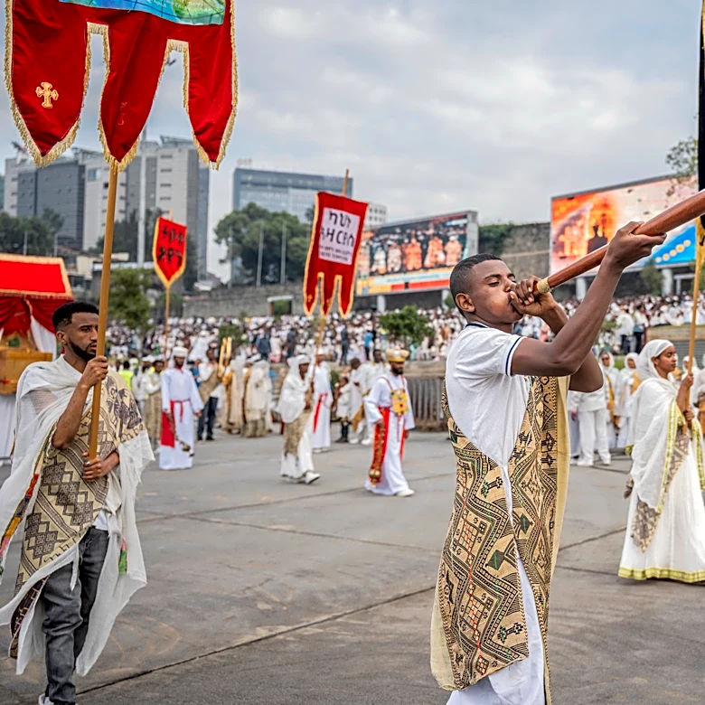 Ethiopians celebrate Meskel holiday with pomp, despite recent fighting in Tigray