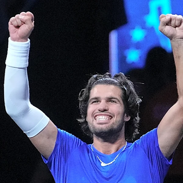 Alcaraz's drop shots secure a revenge win over Fritz that evens the Laver Cup at 5-5