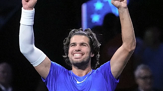 Alcaraz's drop shots secure a revenge win over Fritz that evens the Laver Cup at 5-5