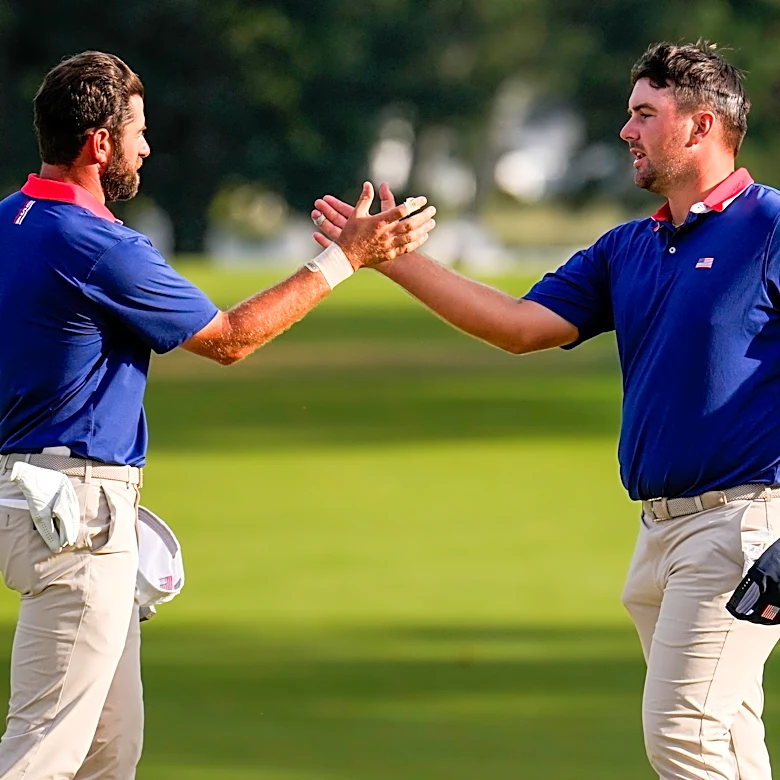 New York's Cameron Young and New Jersey's Chris Gotterup team up for 2 US wins at Presidents Cup
