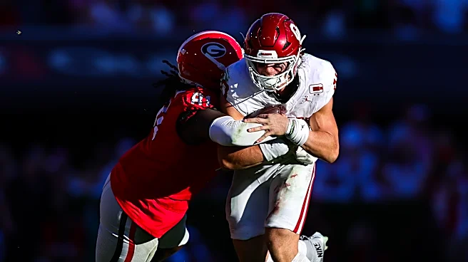 Venables discussed benching QB John Mateer at halftime of Oklahoma's 41-13 loss to No. 2 Georgia