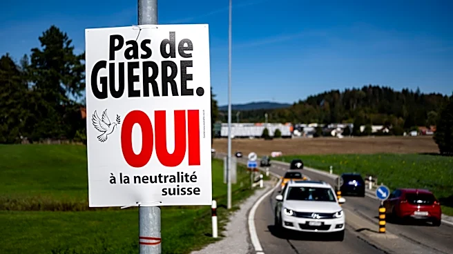 Early results show Swiss voters are on track to reject a push to tighten neutrality rules