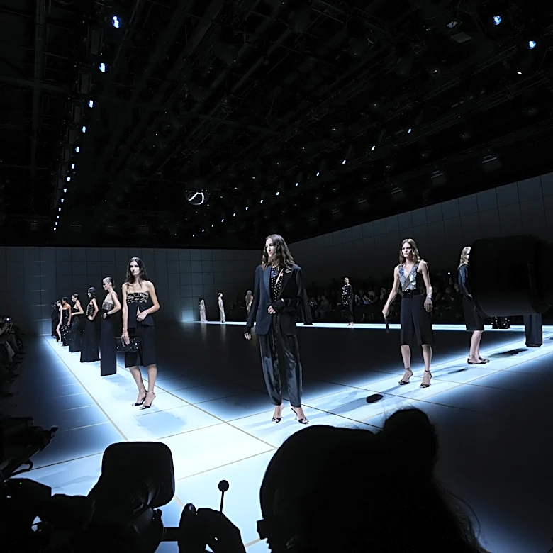 Armani's business and creative evolution on show in Milan a year after founder's death