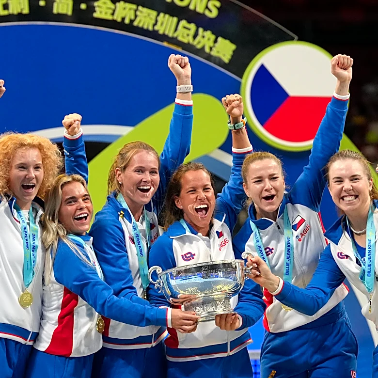 Wimbledon finalists Noskova and Muchova secure the Billie Jean King Cup title for Czechia