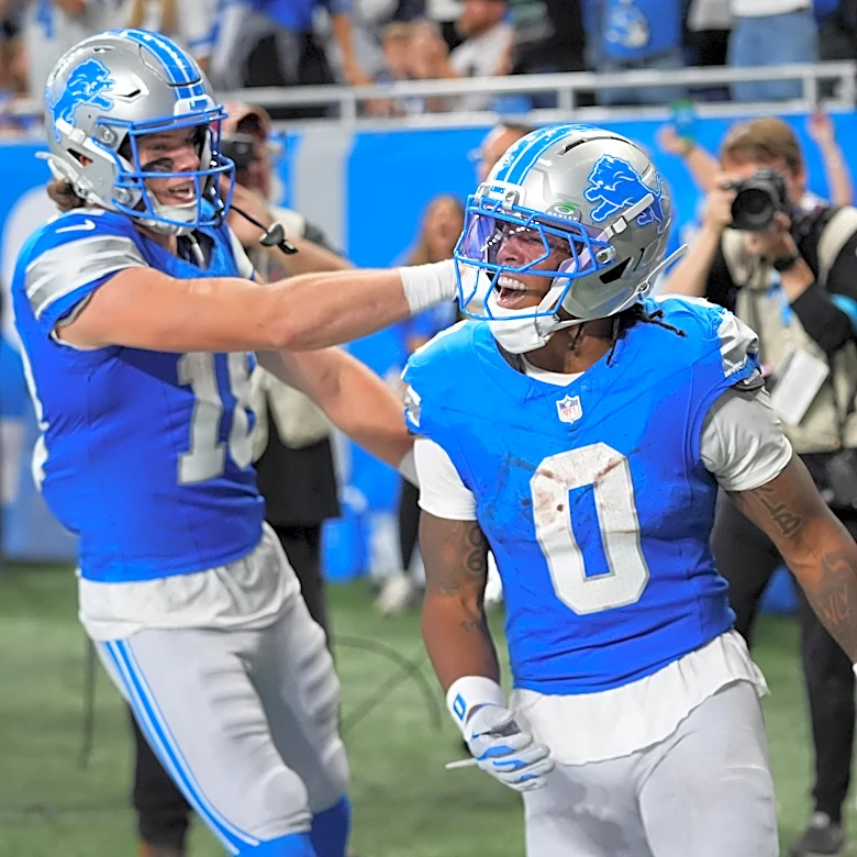 Jahmyr Gibbs' 3rd touchdown with 2:25 left lifts Lions to 31-24 win over Jets