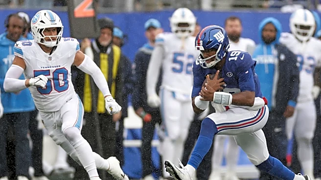 Giants hold on to beat the Titans 12-7 in their first game without quarterback Jaxson Dart