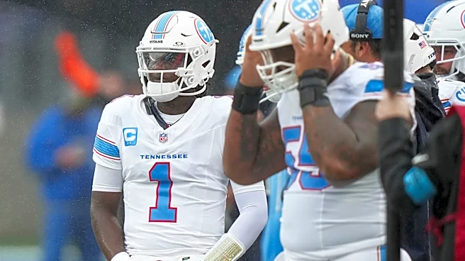 Cam Ward throwing his first interception of the season seals the Titans falling to 0-3