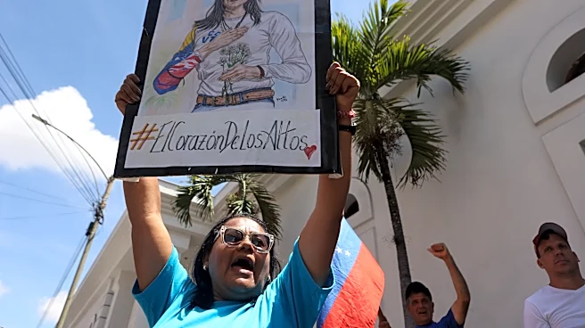 Venezuelans rally to demand opposition leader's safe return and presidential elections