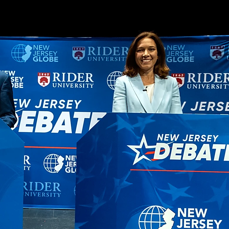 New Jersey Republican Tom Kean Jr. and Democrat Rebecca Bennett clash over war in Iran, tariffs