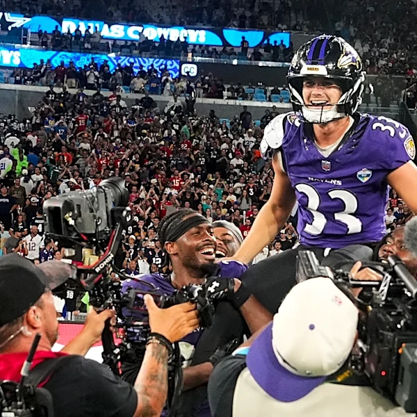 Tyler Loop's clutch 56-yard FG lifts Ravens over Cowboys, helps atone for last season's rough end