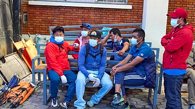 Rescue teams search Nepal mountain for 12 swept by avalanche