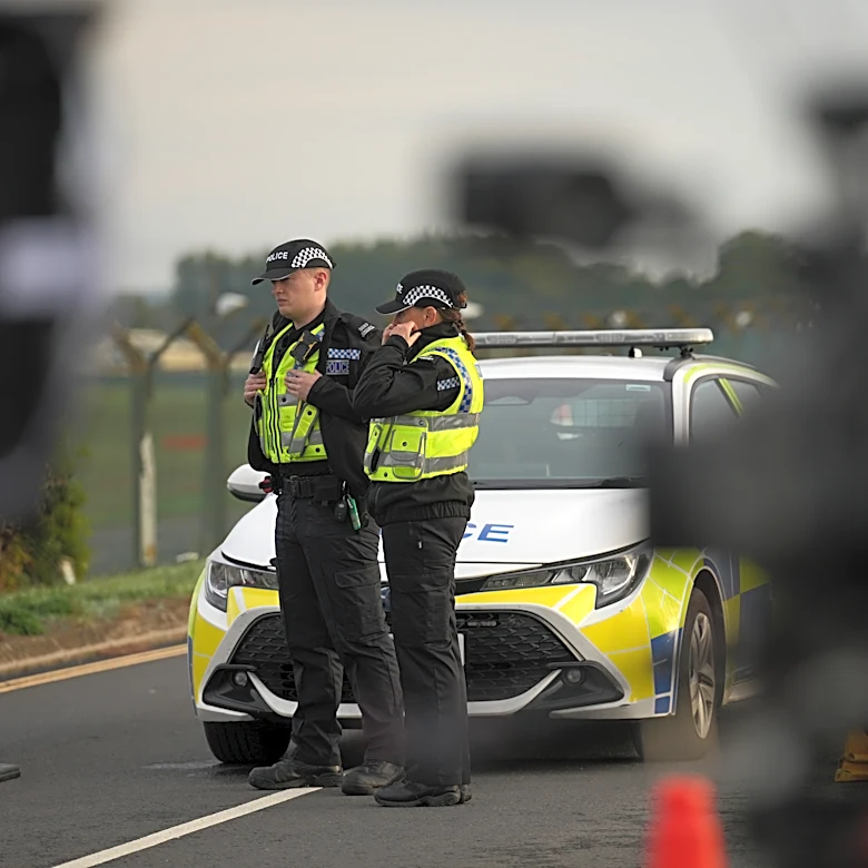 British police investigate whether arrests near US-run air base foiled an Iran-linked attack