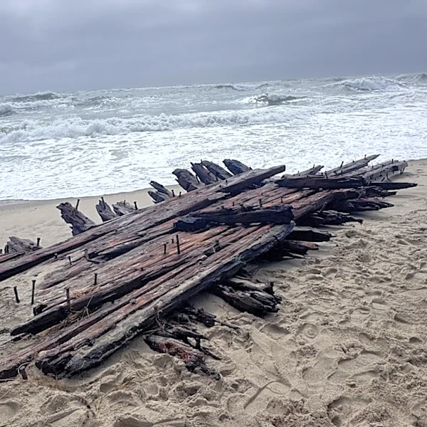 Maritime experts travel to Nantucket to investigate shipwreck remains exposed by nor’easter
