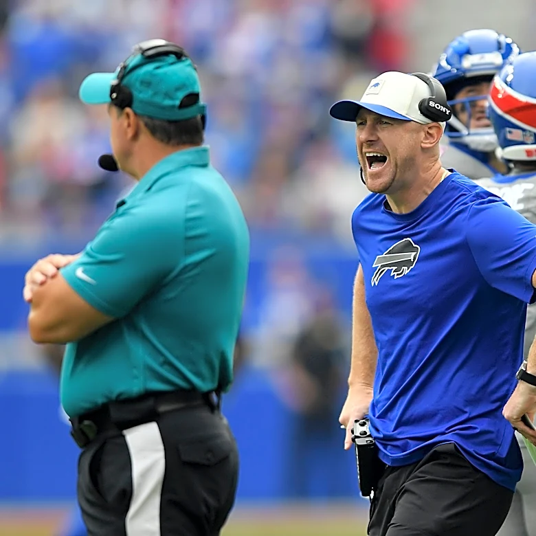 Bills rookie coach Joe Brady draws positives from overcoming 5 turnovers to beat Chargers