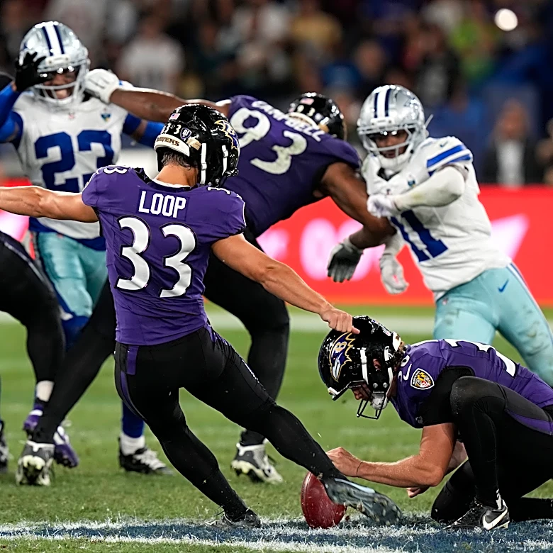 Tyler Loop and the Ravens needed a win like that. Now they'll have to face major O-line injuries