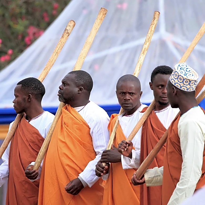 A TV journalist is crowned king of a traditional monarchy in Uganda