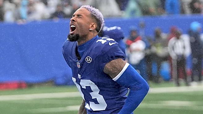 Giants are releasing Odell Beckham Jr. after three games and zero catches, AP source says