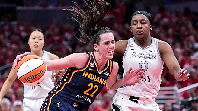 Caitlin Clark, Kelsey Mitchell post big games to help Fever even series with 99-89 win over Aces