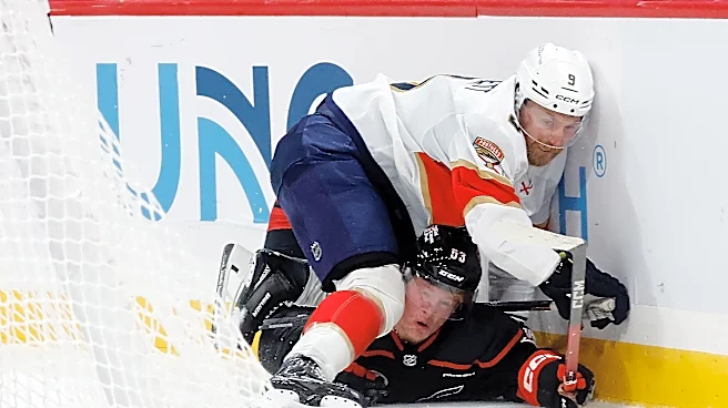 In battle of Stanley Cup winners, Panthers announce return in OT win against Hurricanes