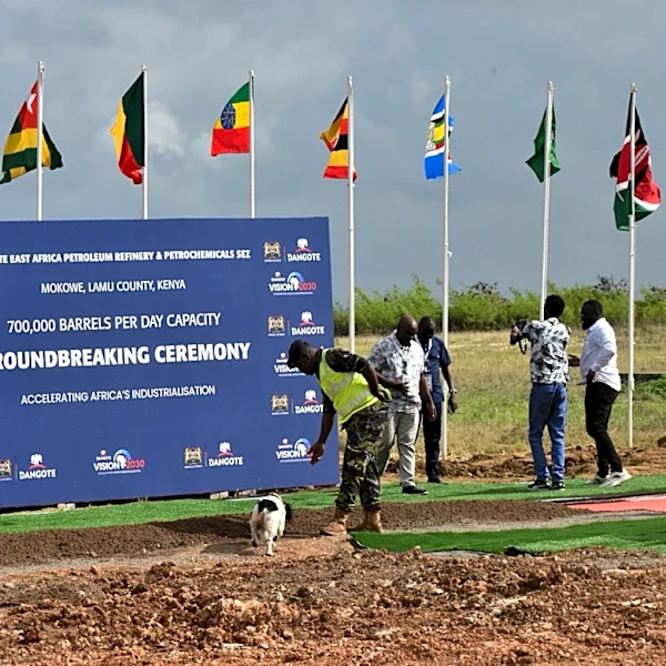 African heads of state break ground for $16B oil refinery project