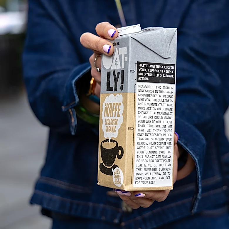 The world's largest oat milk producer has joined an unusual climate journalism campaign