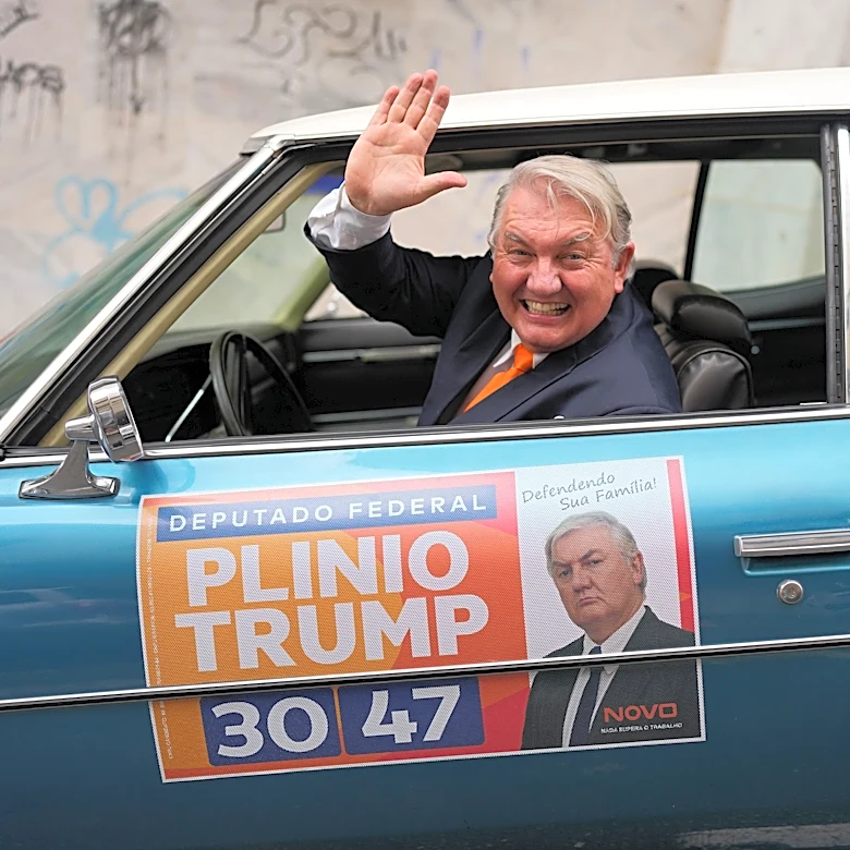 Plínio Trump, Mick Jagger and Samurai Taxi Driver keep Brazil's tradition of joke candidates alive