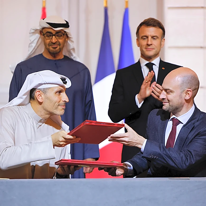 The chairman of scandal-hit Man City has worked with Trump and Macron as part of the UAE elite