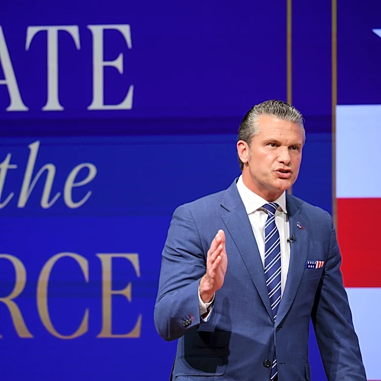 Hegseth announces a new drone command and cuts to 20% of generals in 'State of the Force' speech