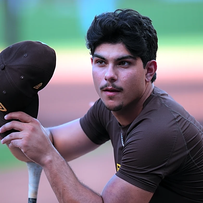 Padres' Ethan Salas becomes MLB's youngest postseason catcher in Game 2 vs. Cubs