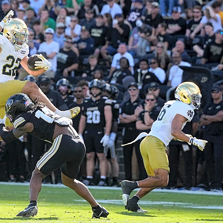 No. 3 Notre Dame visits North Carolina with a revamped rushing game after NFL departures