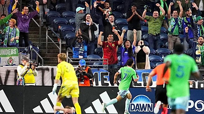 Cristian Roldan scores in the 90th minute to give the Sounders a 2-1 victory over Sporting KC