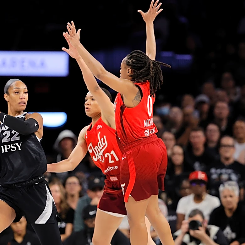 A'ja Wilson scores 36 points as the Aces send the Fever home again with a 94-83 win in Game 3