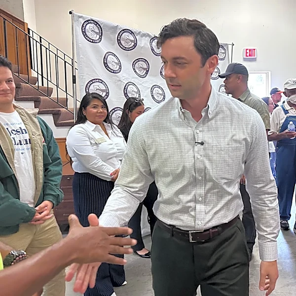 How Jon Ossoff and Susan Collins are turning a mundane part of their jobs into a reelection pitch