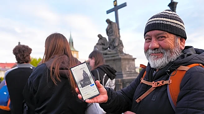 Depeche Mode fans flock to Prague’s Charles Bridge to recreate 1988 band photo