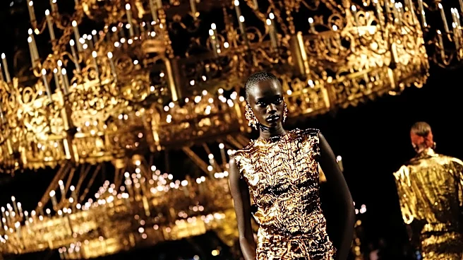 Jennifer Lopez and golden glamour dazzle at Paris Fashion Week