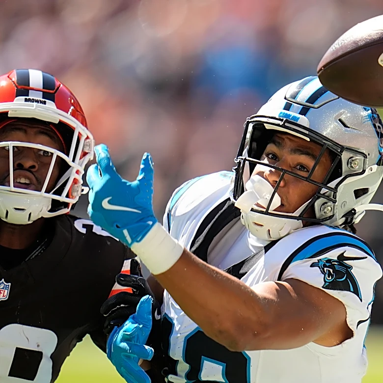 Panthers WR Jalen Coker questionable, backup WR Xavier Legette out for Lions game