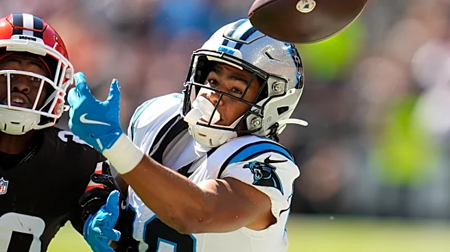 Panthers WR Jalen Coker questionable, backup WR Xavier Legette out for Lions game