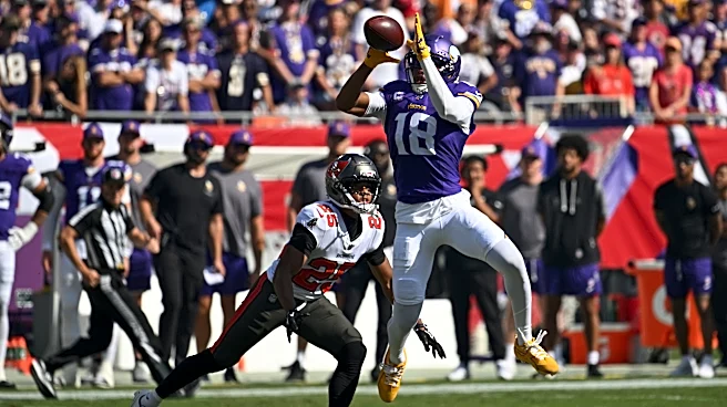 Vikings rule out Justin Jefferson vs. Dolphins with sprained ankle, Caleb Douglas out for Miami