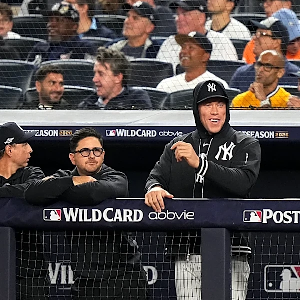 Yankees slugger Aaron Judge remains uncertain for AL Division Series against Rays starting Saturday