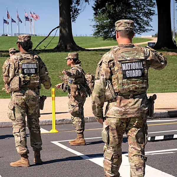 A National Guard member deployed to Washington, DC, is arrested on firearms charge