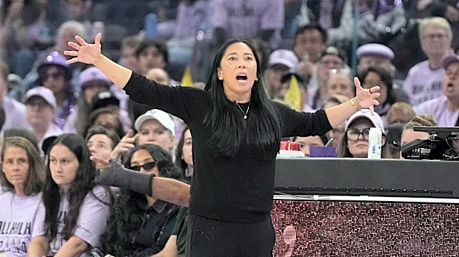 Valkyries coach Nakase goes down on sideline late in Golden State's playoff-clinching win over Wings