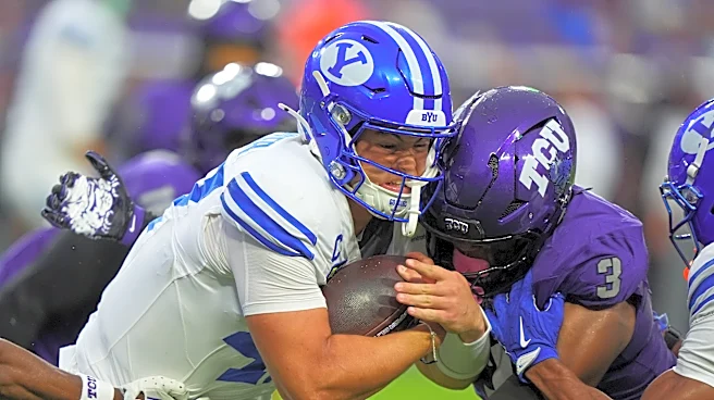 Bear Bachmeier runs for 2 TDs as No. 10 BYU overcomes loss of LJ Martin to beat TCU 17-10
