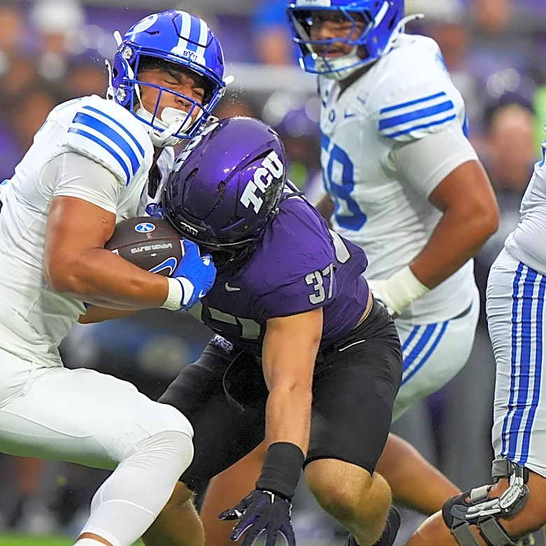 BYU running back LJ Martin sidelined for No. 10 Cougars after injury in 1st half of win at TCU