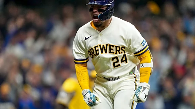 Brewers edge Padres 3-2 in NLDS opener that features bizarre play in 9th inning